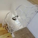 imagen plonyvel construcción escalera de fabrica peldaños de madera