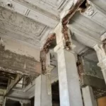 imagen patologías estructurales se ven pilares y vigas dañadas